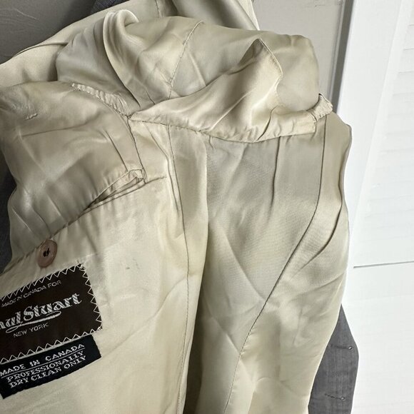 vintage 70s PAUL STUART jacket blazer sport coat wool designer gray 39R - Picture 9 of 11